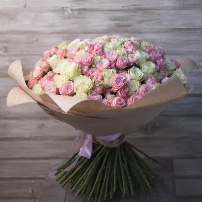 Шикарный букет 51 шт ароматной розы премиум - Доставкой цветов в Москве!  52922 товаров! Цены от 487 руб. Цветы Тут
