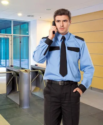 Сорочка мужская «Охранник» с коротким рукавом :: Техноавиа в Москве