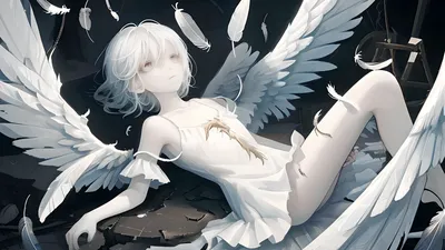 Падший ангел с черными крыльями и мечом Иллюстрация штока - иллюстрации  насчитывающей очарование, глаза: 162765488