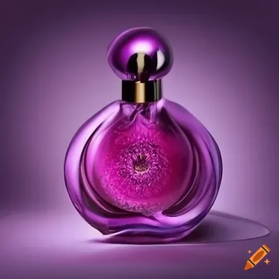 Красивый фиолетовый парфюм, роскошные духи , мистика, звезды on Craiyon