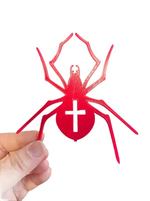 Красивый паук крестовик на паутине, …» — создано в Шедевруме