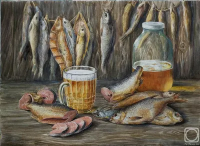 пиво свежее стоит на столе в бокале рядом лежит рыба Stock Photo | Adobe  Stock