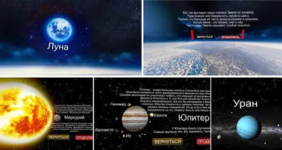 Плакат \"Планеты солнечной системы\" 49 х 69 см купить по цене 90 р.