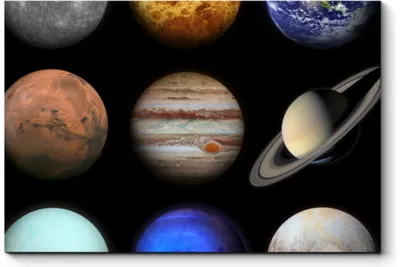 Матрешка \"Планеты Солнечной системы\" - купить по выгодной цене в  интернет-магазине OZON (460799774)