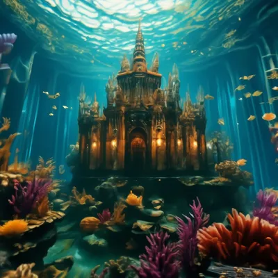 удивительное подводное царство Иллюстрация штока - иллюстрации  насчитывающей выдвинуло, коралл: 267423153