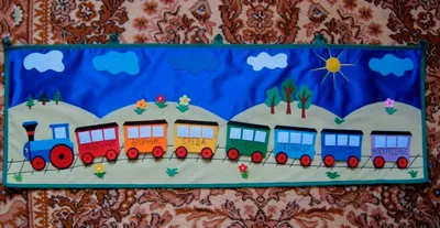 Играем до школы: Картинки Поезд с вагончиками или Паровозик
