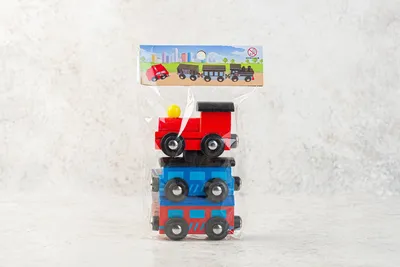Набор поездов Kid Cars с вагонами - Vroda