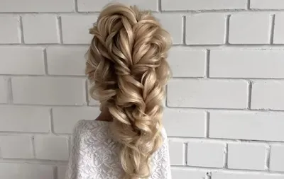 Красивые прически на длинные волосы | Прическа на свадьбу 2023