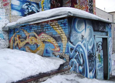 Граффити на трансформаторных будках во Владимире - Ключ-Медиа