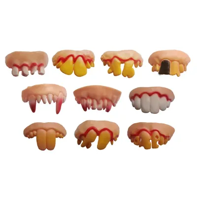 Накладные зубы для собаки, забавные протезы, товары для украшения домашних  животных, косплей на Хэллоуин, игрушки человека и вампира, забавные протезы  | AliExpress