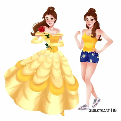 ИИ воссоздал принцесс из мультфильмов Disney с реалистичной внешностью и  большим бюстом