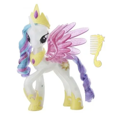 Музыкальная игрушка Принцесса Пони Селестия с короной 20 см, Белая Принцесса  Пони - купить с доставкой по выгодным ценам в интернет-магазине OZON  (260058472)
