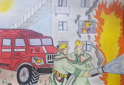 Картинка на Торт - Пожарник. Огонь — Купить на BIGL.UA ᐉ Удобная Доставка  (1723138996)