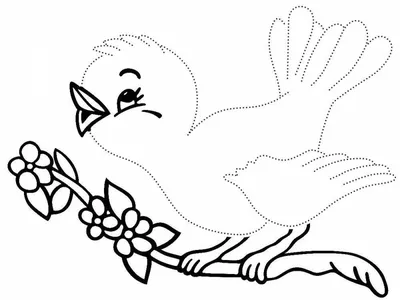 Раскраски птица легкая (46 фото) » Картинки, раскраски и трафареты для всех  - Klev.CLUB