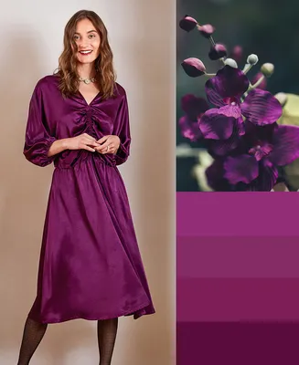 Модная гамма. Пурпур: высшая степень сравнения... цвета!: купить выкройки,  пошив и модели | Burdastyle
