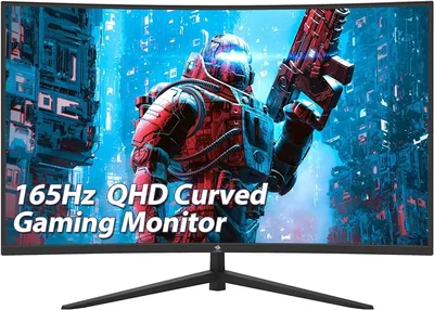Amazon.com: Z-Edge 32-inch Curved Gaming Monitor 16:9 QHD 2560x1440  165/144Hz 1ms Frameless LED Gaming Monitor, AMD Freesync Premium Display  Port HDMI Built-in Speakers : Electronics