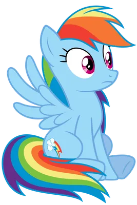 Игровой набор с большой пони 'Радуга Дэш' (Rainbow Dash), из серии 'Создай  свою пони' (Design-a-Pony), My Little Pony, Hasbro [B3593]
