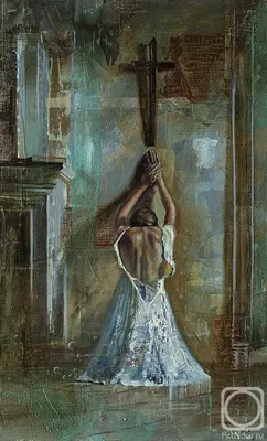 Раскаяние» картина Яковлева Андрея маслом на холсте — купить на ArtNow.ru