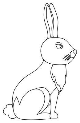 Заяц из Ну погоди — раскраска для детей. Распечатать бесплатно.