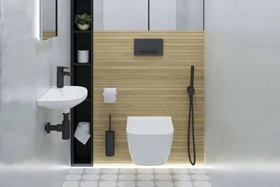 Дизайн туалета в современном стиле - выбрать стильный интерьер при ремонте  туалета