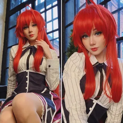 Ays в Instagram: «A good day to post photos of Rias Gremory✨ why I think  so? Idk😂 just wanna post it today😂 . Х… | Cosplay characters, Cosplay,  Red leather jacket