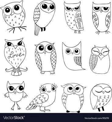 Сова карандашом owl in pencil | Рисунок совы, Рисунки животных, Эскизы  животных