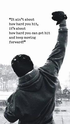 wallpaper #wallpapers #background #iphone #fondepantalla #quote | Rocky  balboa quotes, Rocky quotes, Favorite movie quotes