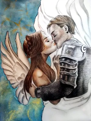 Romeo + Juliet Painting by Coralie PIMENTA | Saatchi Art