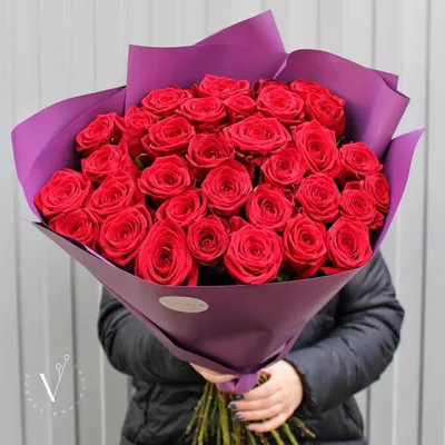 Большие букеты цветов роз - 51 шт купить с доставкой по Томску: цена, фото,  отзывы