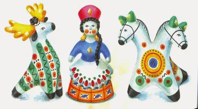 Рисунки народные игрушки россии (47 фото) » Картинки, раскраски и трафареты  для всех - Klev.CLUB