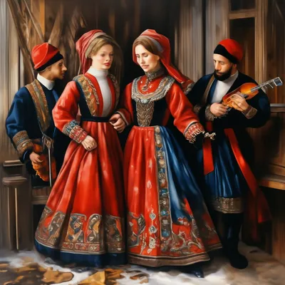 Русский национальный костюм (часть 2) - Разное | Одежда, Красный сарафан,  Этнические наряды