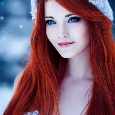 Красивая рыжая девушка . стоковое фото ©Smile19 93511148