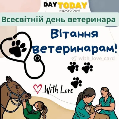 Зі Всесвітнім днем ветеринара! - Київська Лікарня Ветеринарної Медицини