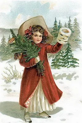 Старинная антикварная открытка, С Рождеством Христовым, играющие дети,  Отпечатана в Германии, начале прошлого века, подарок на рождество