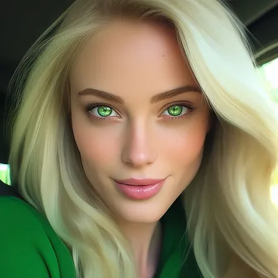 Рыжая ведьма с зелеными глазами - 55 фото