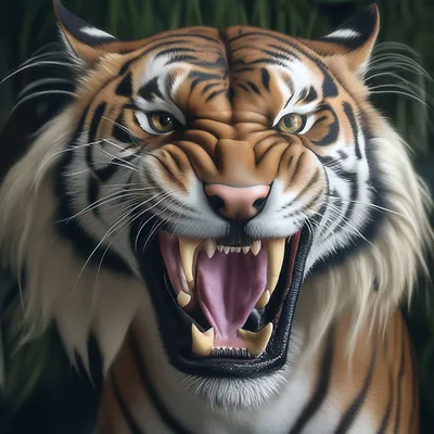 Саблезубый тигр в позе ходьбы с мехом 3D модель 3D Модель $149 - .max -  Free3D