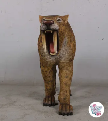 Древний саблезубый тигр, большие …» — создано в Шедевруме