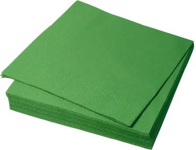 Салфетка бумажная зеленая 250х250 мм 400 шт по цене 216 руб. купить в  Москве | КафеКомплект