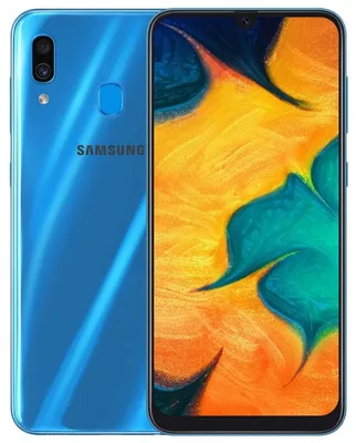 Смартфон Samsung Galaxy A30 3/32 ГБ RU, 2 SIM, синий — купить в  интернет-магазине по низкой цене на Яндекс Маркете