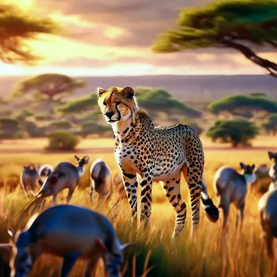 30 великолепных фотографий животных Африканской саванны
