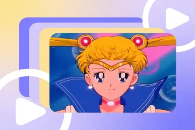 Фото Сейлор Мун / Sailor Moon и Луна / Luna из аниме Красавица-воин Сейлор  Мун / Bishoujo Senshi Sailor Moon