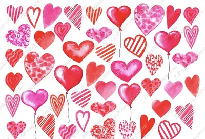 Плакат на 14 февраля/День святого Валентина \"Розовые, красные, бордовые  сердечки\" 120х75 см (ID#1555821745), цена: 210 ₴, купить на Prom.ua