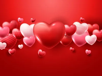 В день Святого Валентина. Красивое большое сердце красного цвета с  небольшими капли. Иллюстрация вектора - иллюстрации насчитывающей подарок,  логос: 169916880