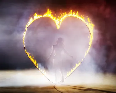 Стилизованное Сердце Огне Баннерная Лента Стиле Старой Школьной Татуировки  Векторное изображение ©filkusto 247970024