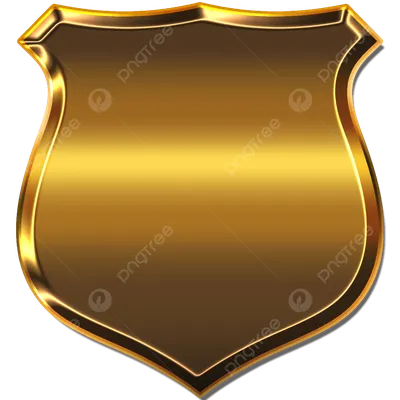 Золотой значок щита PNG , щит, значок, золотой щит PNG рисунок для  бесплатной загрузки