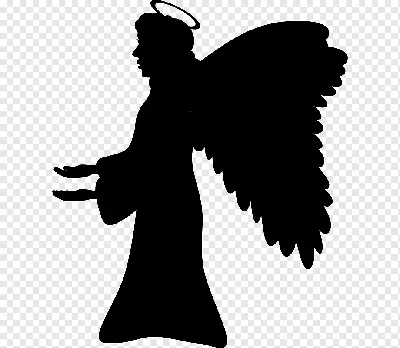 Фигура ангела. силуэт стоковое фото ©Gala2205 106188568
