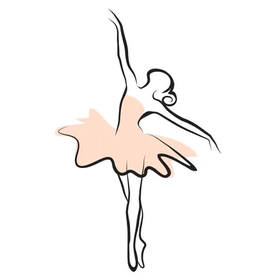 Черный силуэт балерины танцор Иллюстрация вектора - иллюстрации  насчитывающей иллюстрация, краска: 174280367