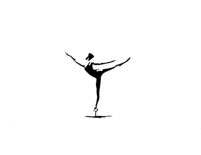 Силуэт балерины танцовщицы виниловые наклейки для девочек Спальня наклейка  слово логотип Танцевальная Студия балет школа Интерьер Декор CX1259 |  AliExpress
