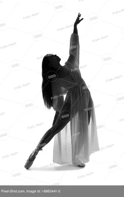 Балерина эскиз силуэт - 70 фото