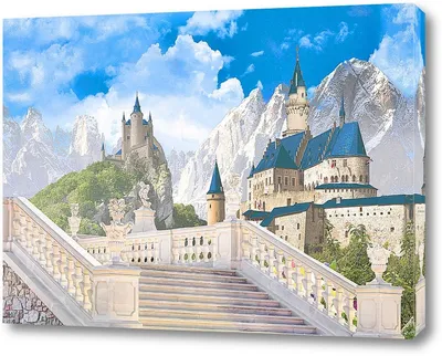 Сказочные замки» картина Ямпольской Натальи маслом на холсте — купить на  ArtNow.ru